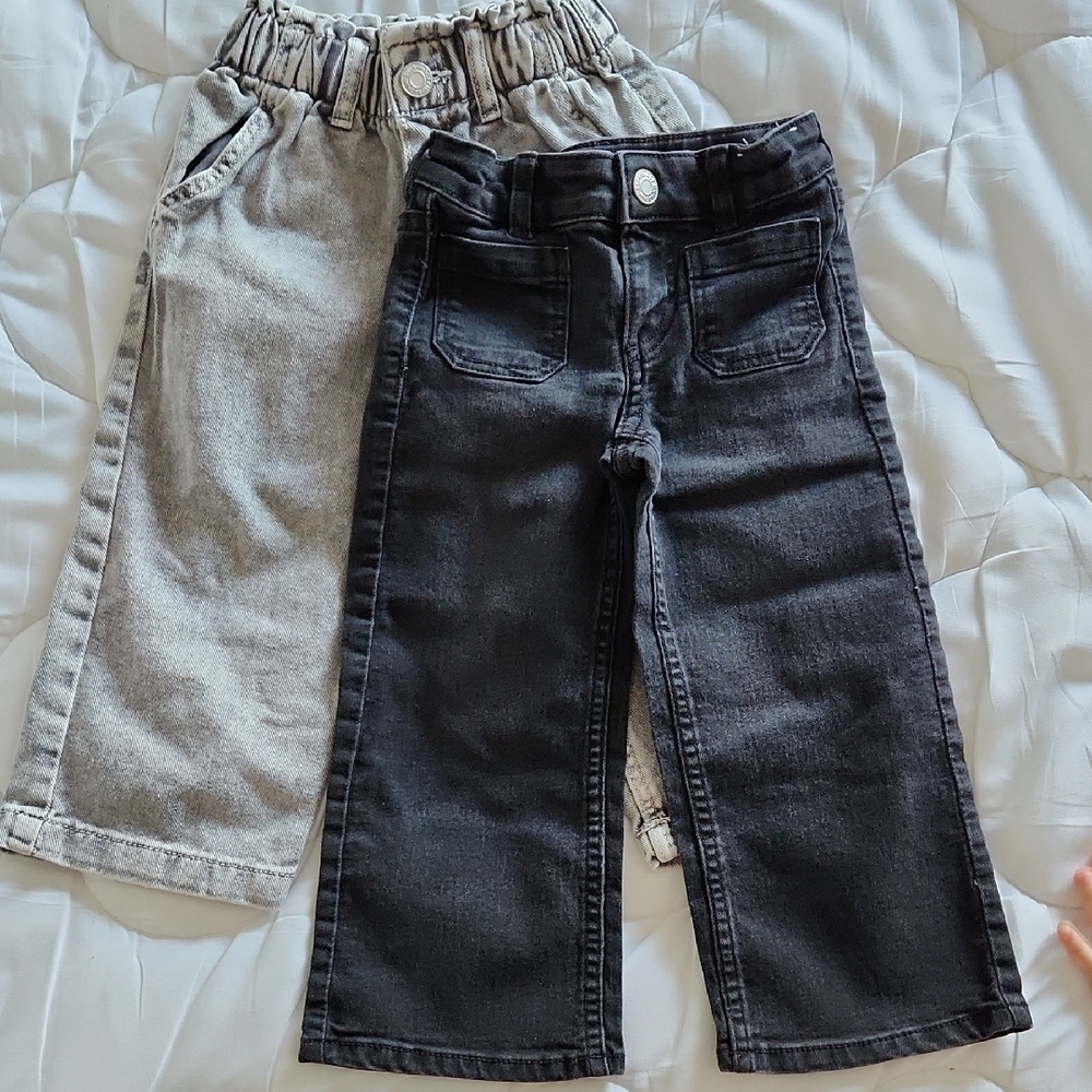 Stylish Kids Denim Jeans - Black and Gray